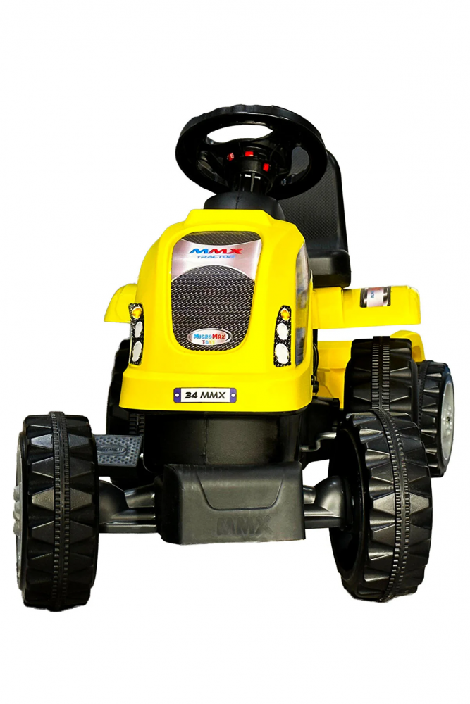 Tractor electric cu remorca Micromax MMX Yellow - 2