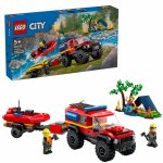 Lego City Camion 4x4 si barca de pompieri 60412