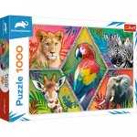 Puzzle Trefl animale exotice 1000 piese