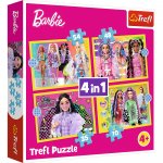 Puzzle Trefl 4 in 1 Barbie Minunata lume