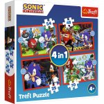 Puzzle Trefl 4 in 1 Aventurile lui Sonic
