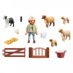 Set constructie Playmobil Tanarul pastor cu turma de oi