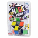 Joc Puzzle Magic Sarpe 3D Clown Games plastic 24 piese multicolor