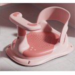 Scaun de baie bebelusi Little Mom Pink