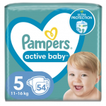 Scutece Pampers Active Baby Jumbo Pack Nr.5, 11 -16 kg 54 buc