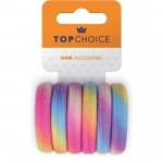 Set 6 elastice de par Rainbow Top Choice TC26386