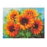 Set pictura pe numere Sunflowers 40x50cm