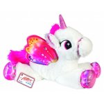 Unicorn din plus RS Toys 40 cm alb cu roz