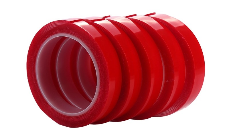 Banda acrilica dublu adeziva 20mm x 3m Red