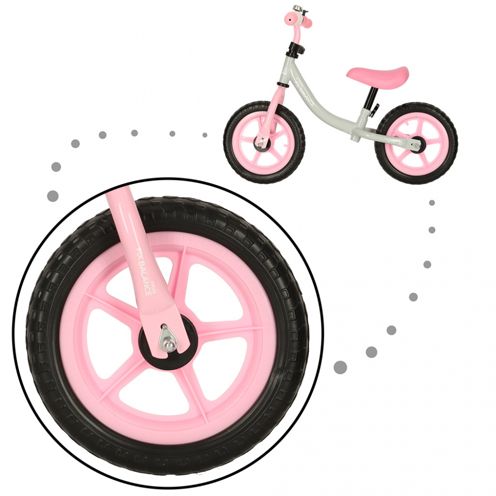 Bicicleta fara pedale Trike Fix Balance Pink - 2