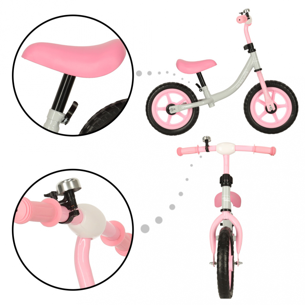 Bicicleta fara pedale Trike Fix Balance Pink - 3