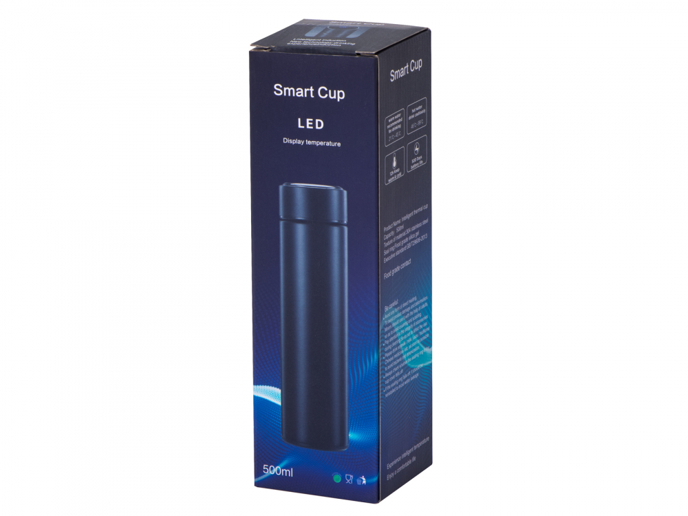 Cana termos smart LED 500ml Black - 4 | YEO