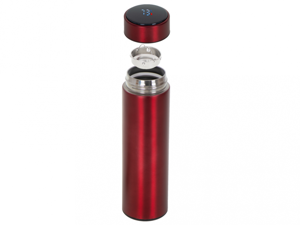 Cana termos smart LED 500ml Red - 2 | YEO