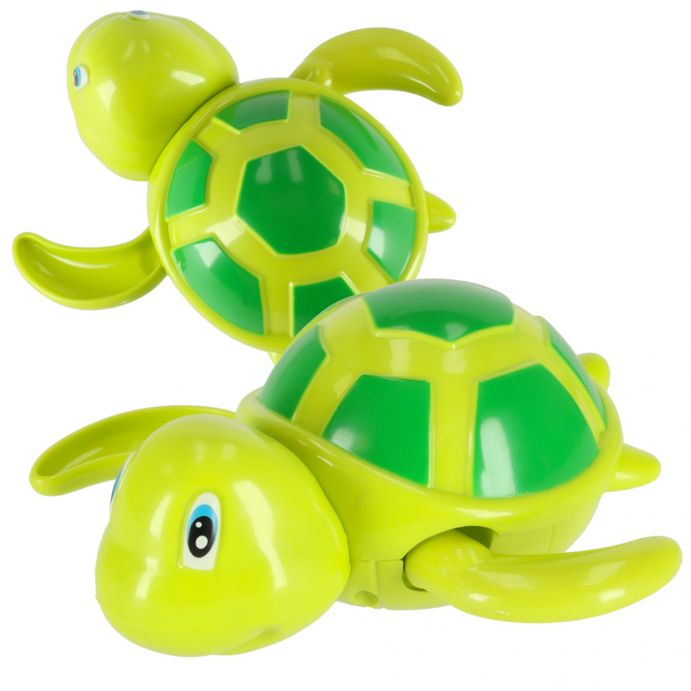 Jucarie de baie cu cheita Green Turtle 12cm - 4 | YEO