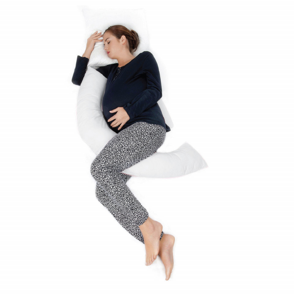 Perna gravide si alaptare multifunctionala BabyJem ecru