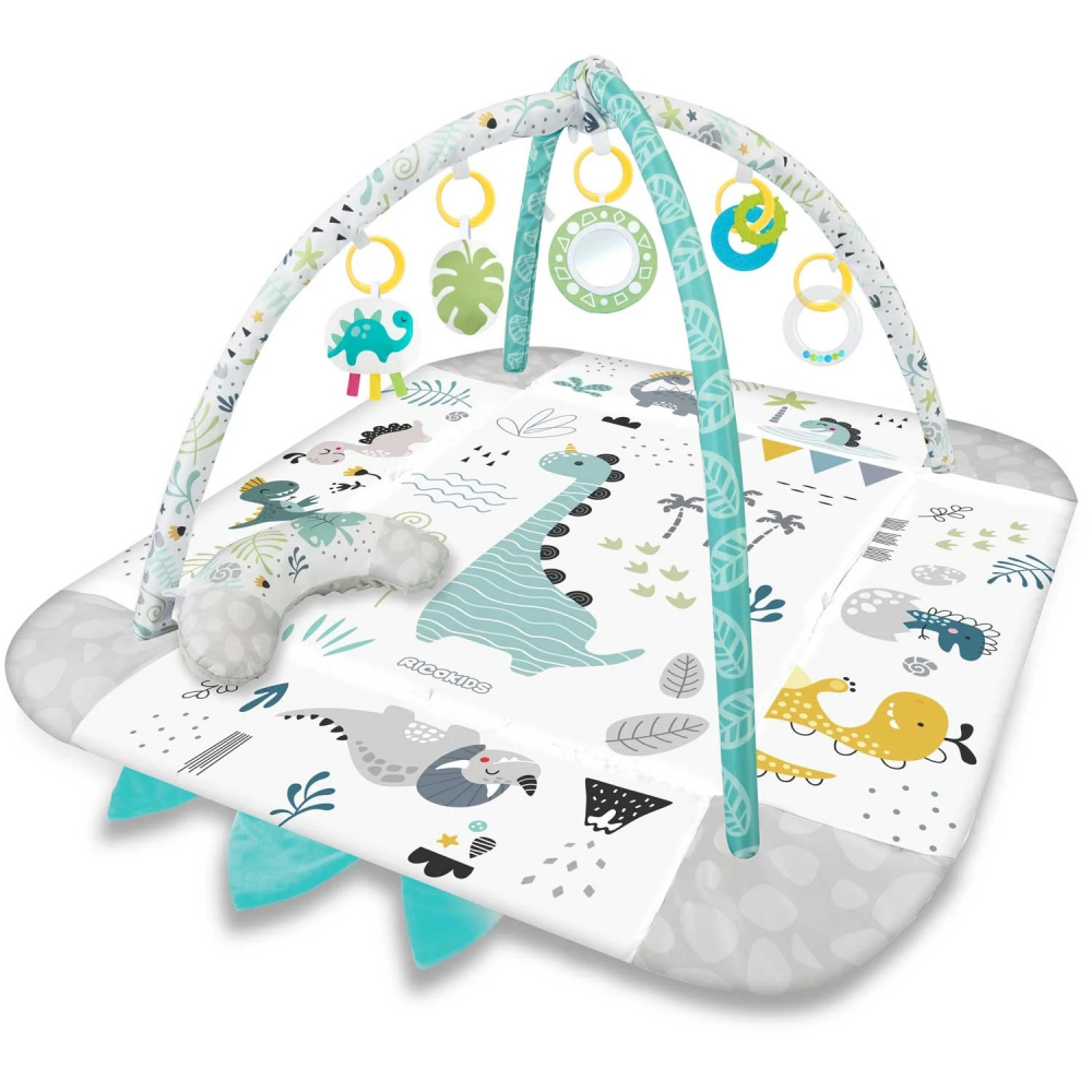 Salteluta de joaca cu jucarii detasabile 110x100 Ricokids Nessi