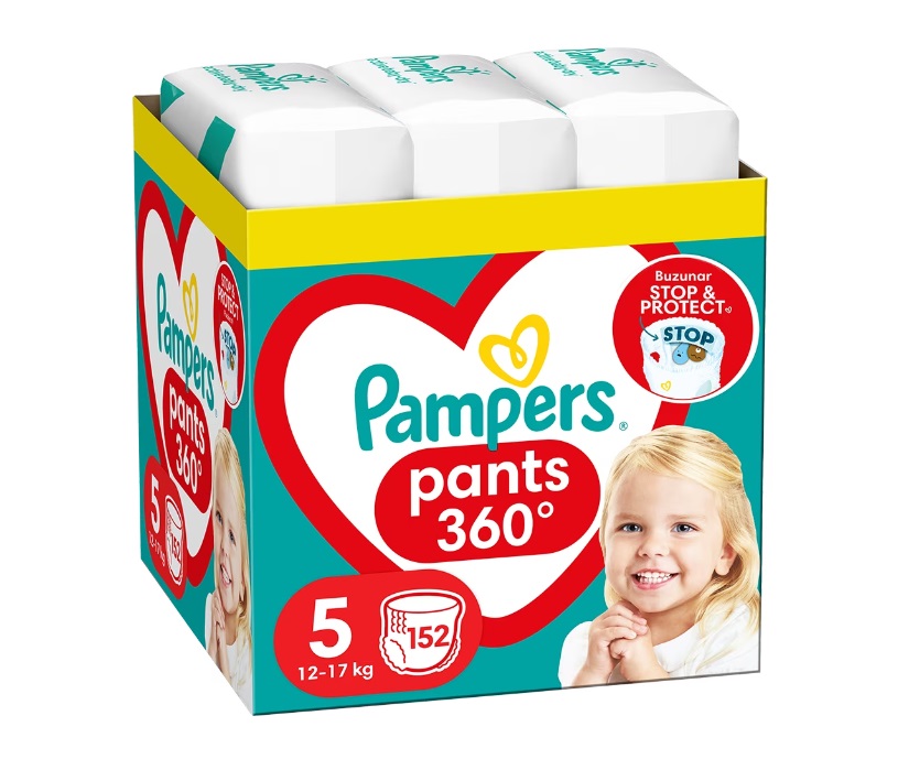 Scutece Pampers Pants  XXL Box 5 Junior 12-17 kg 152 buc