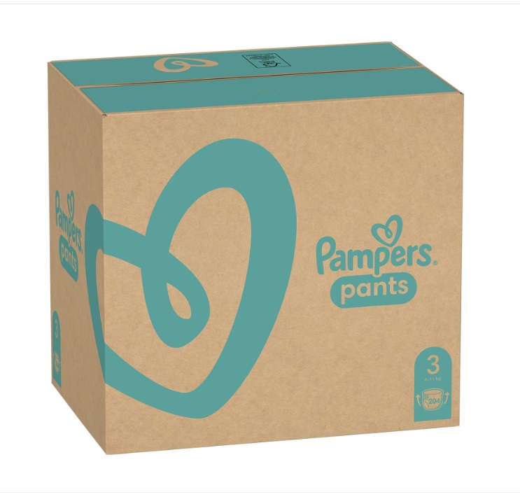 Scutece-chilotel Pampers Pants XXL Box marimea 3, 6-11 kg 204 buc