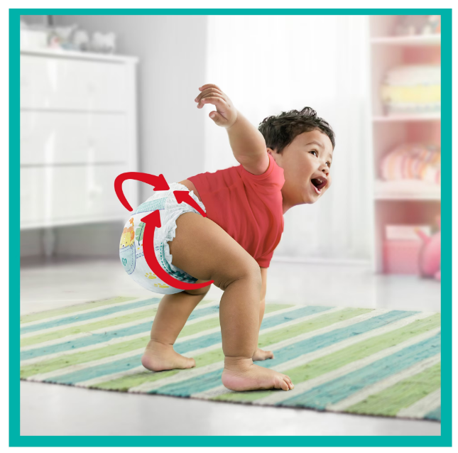 Scutece chilotel bebelusi Pampers Pants marimea 4, 9-15 kg 25 buc - 1 | YEO