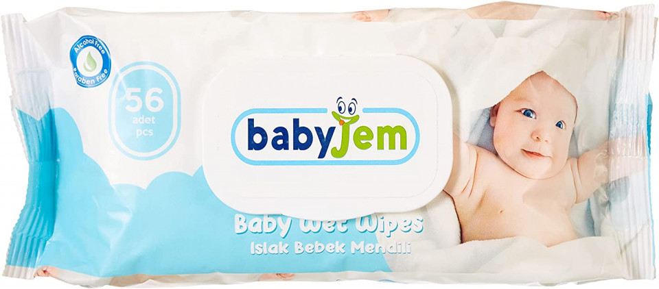 Servetele umede BabyJem 1 pachete x 56 bucati