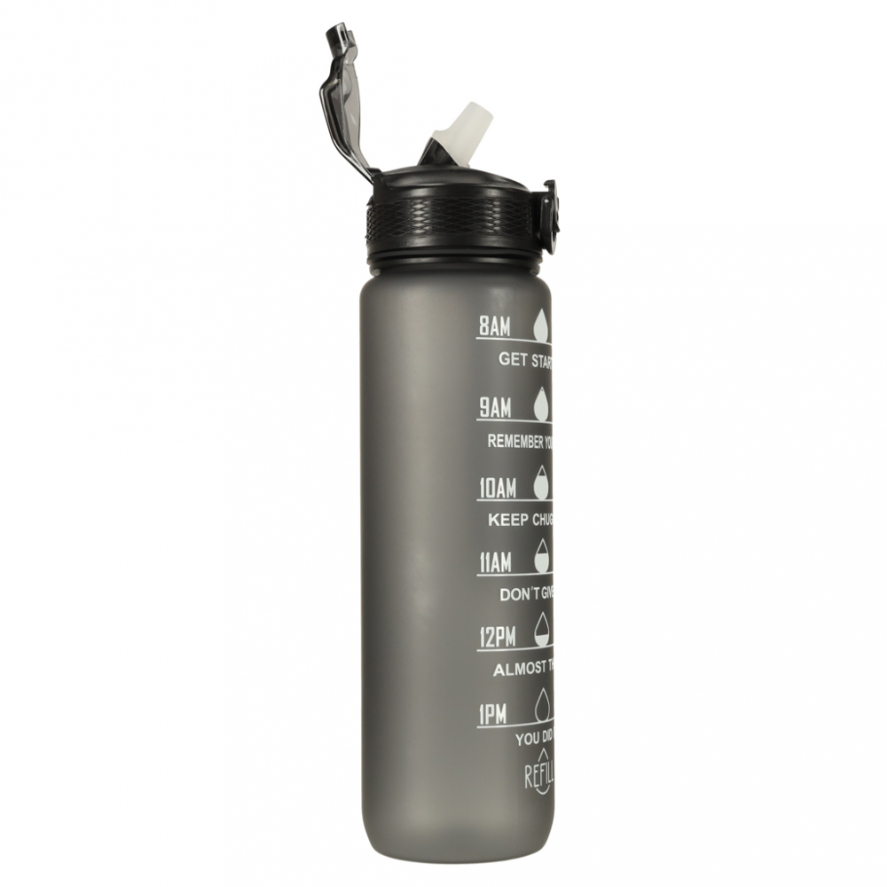 Sticla de Apa gradata pentru sport 1L Black