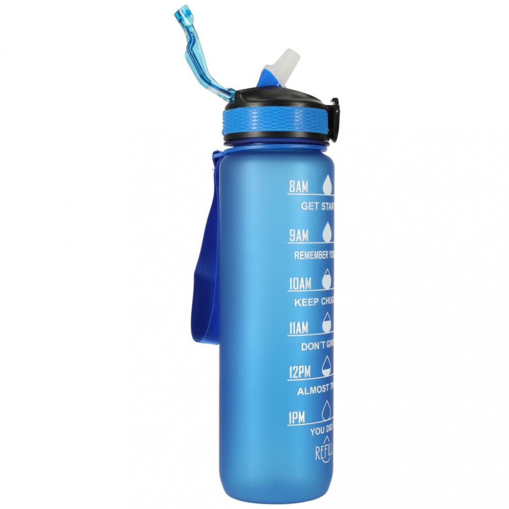 Sticla de Apa gradata pentru sport 1L Blue