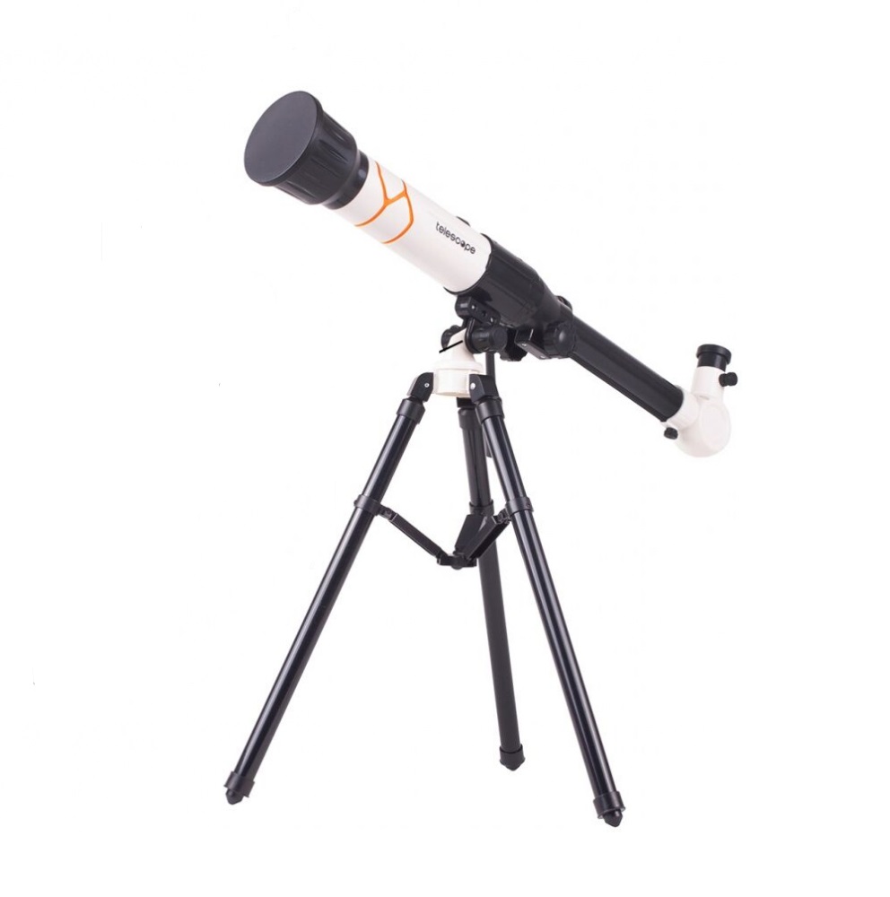 Telescop astronomic pentru copii Malplay, diametru lentila 6.5 cm, prevazut cu trepied