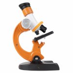 Microscop pentru copii cu 3 lentine de zoom Orange