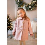 Palton pentru fetite Aza roz 12-18 luni