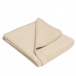 Paturica moale bebe New Baby 75x100 cm bumbac 0 luni+ Beige