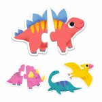 Puzzle duo Djeco Micii Dinozauri