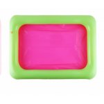 Tava gonflabila pentru nisip kinetic 56 x 40cm Green/Pink