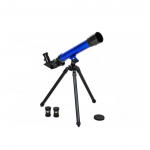 Telescop cu trepied si 3 lentile de zoom 20x 30x 40x Blue