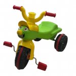 Tricicleta pentru copii Funny Green cu claxon si pedale