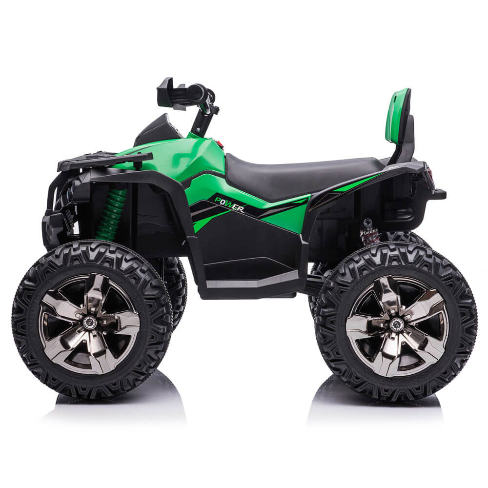 ATV electric 4 x 4 QLS-3288 pentru copii verde