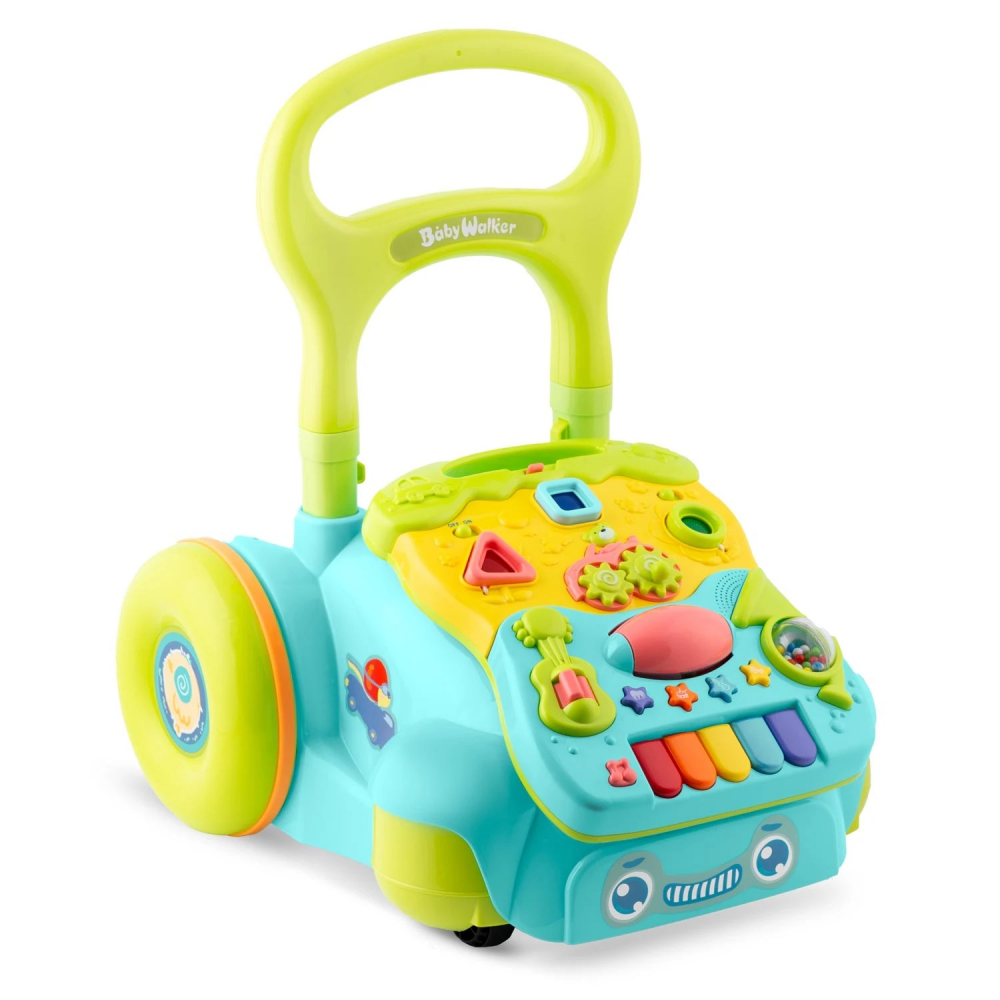 logo Antepremergator educational 2in1 Ricokids Walker Car Alb