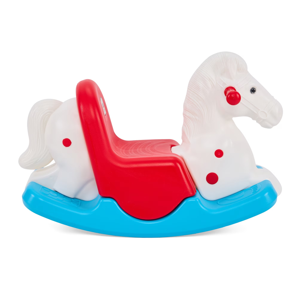 Balansoar pentru copii Pilsan Happy Horse white - 1 | YEO