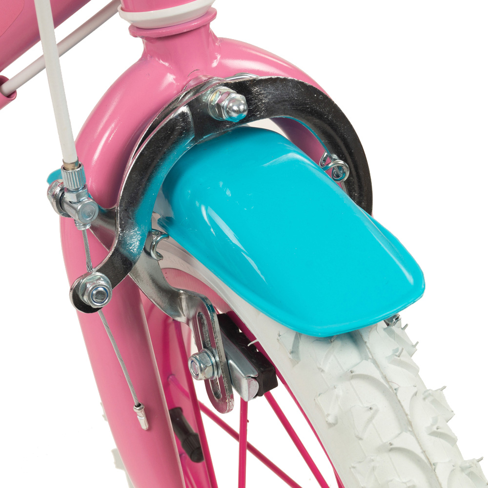 Bicicleta Peppa Pig Pink 16 inch cu cosulet frontal si scaunel pentru papusi - 1