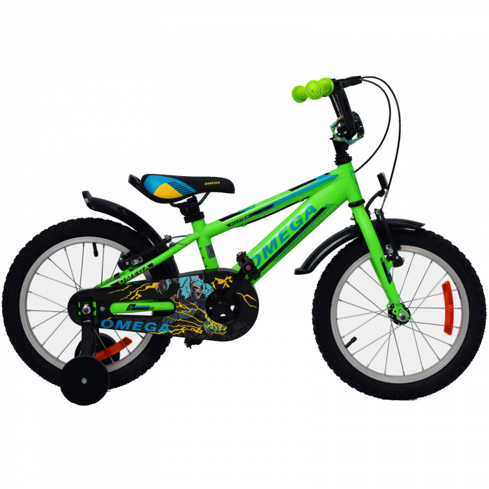 Bicicleta copii Omega Master 16 inch verde - 5