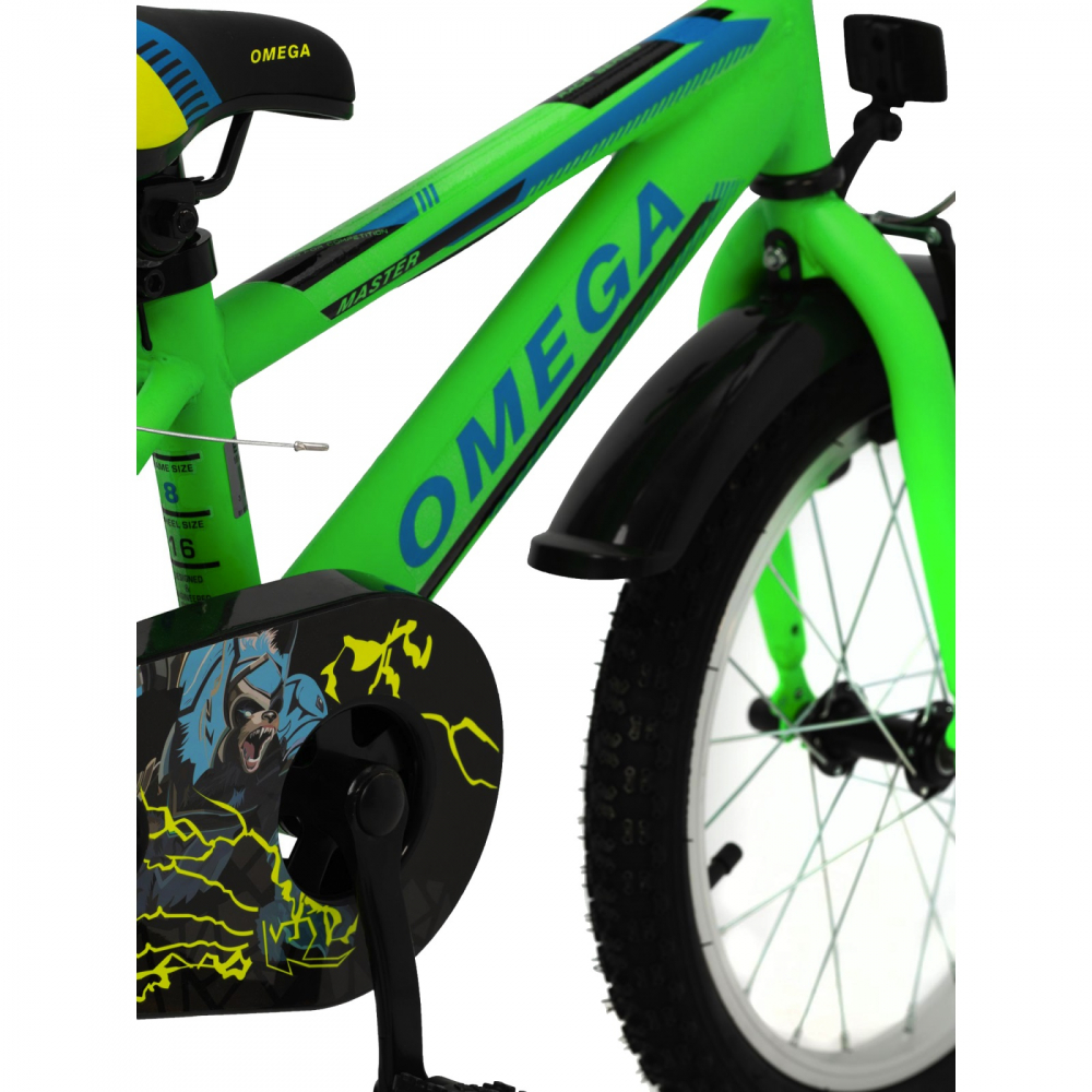 Bicicleta copii Omega Master 16 inch verde - 2