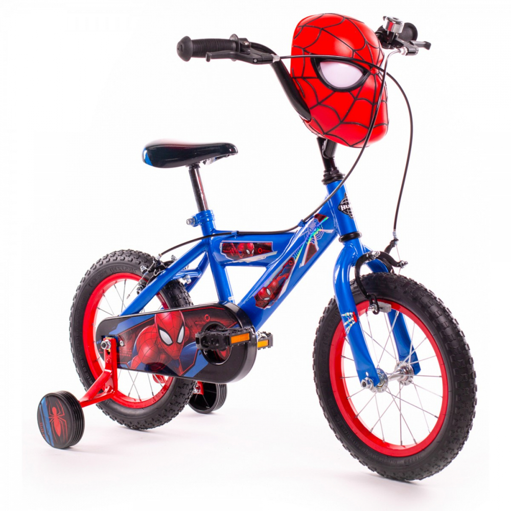 Bicicleta copii cu roti ajutatoare Spiderman 14 inch - 1