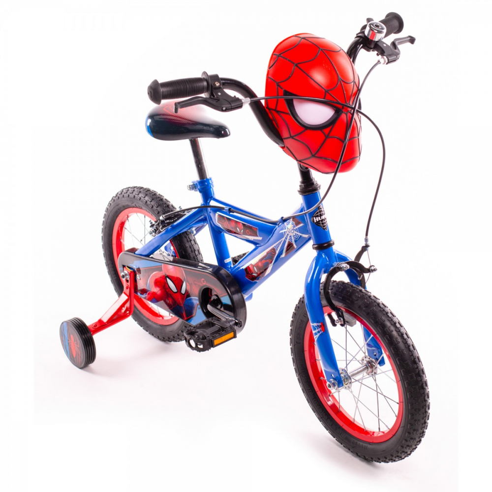 Bicicleta copii cu roti ajutatoare Spiderman 14 inch - 2