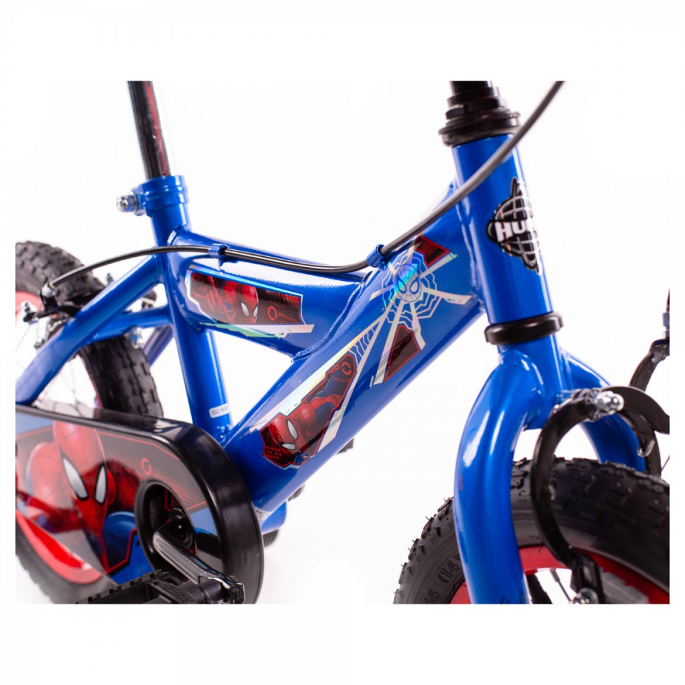 Bicicleta copii cu roti ajutatoare Spiderman 14 inch - 4