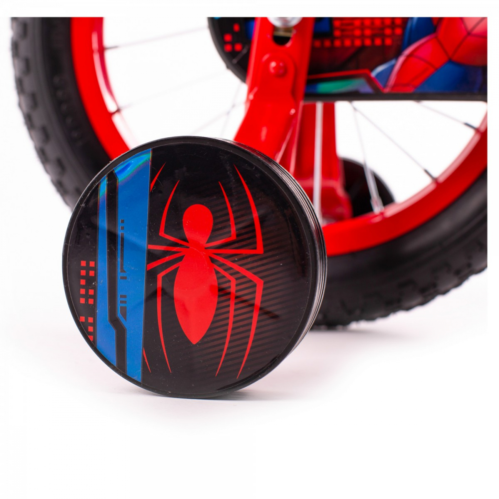 Bicicleta copii cu roti ajutatoare Spiderman 14 inch - 6