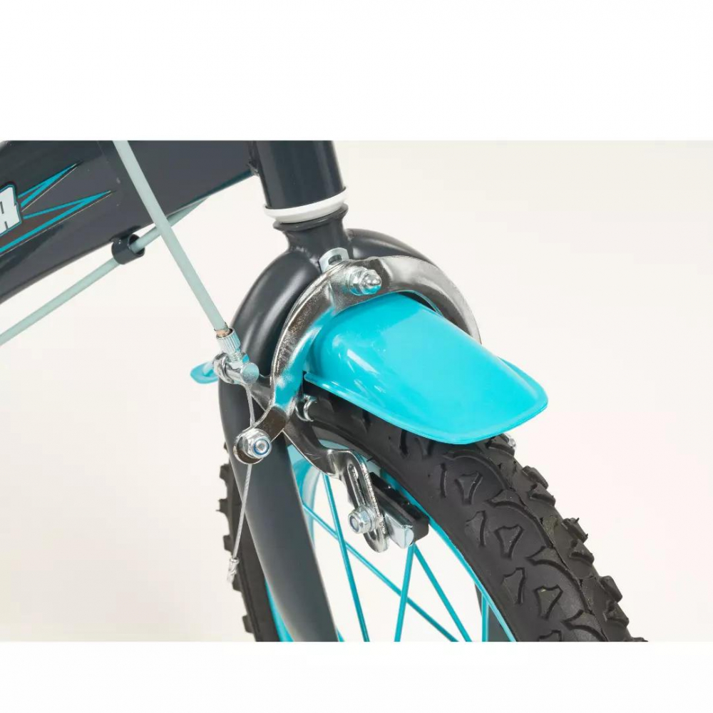 Bicicleta Cu Roti Ajutatoare Si Sticluta De Apa Cu Suport Blue Ice 16 Inch