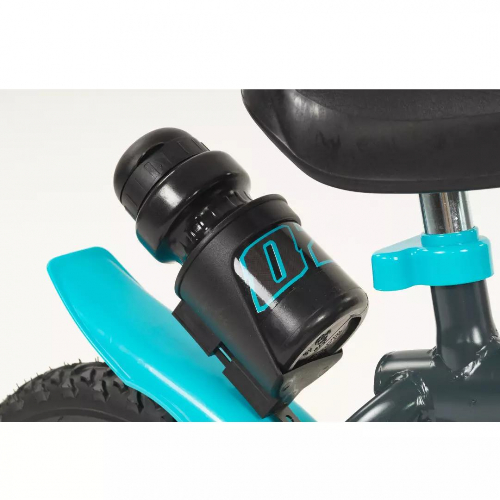 Bicicleta cu roti ajutatoare si sticluta de apa cu suport Blue Ice 16 inch - 1