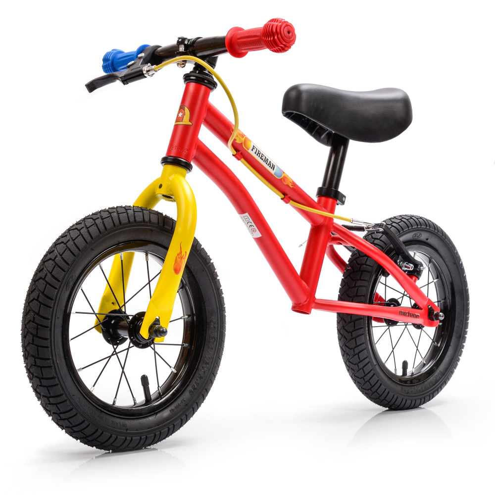 Bicicleta de echilibru fara pedale Meteor Fireman 12 inch - 4