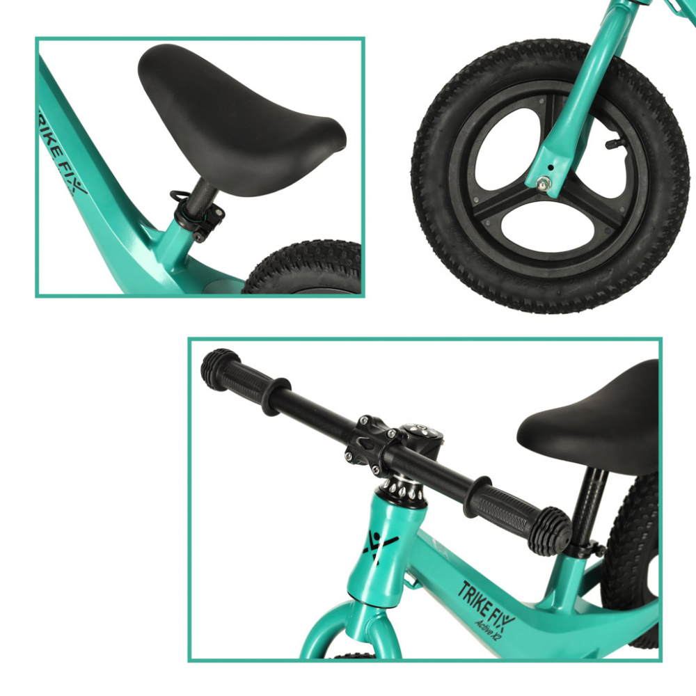 Bicicleta de echilibru Trike Fix Active X Green 12 inch - 3