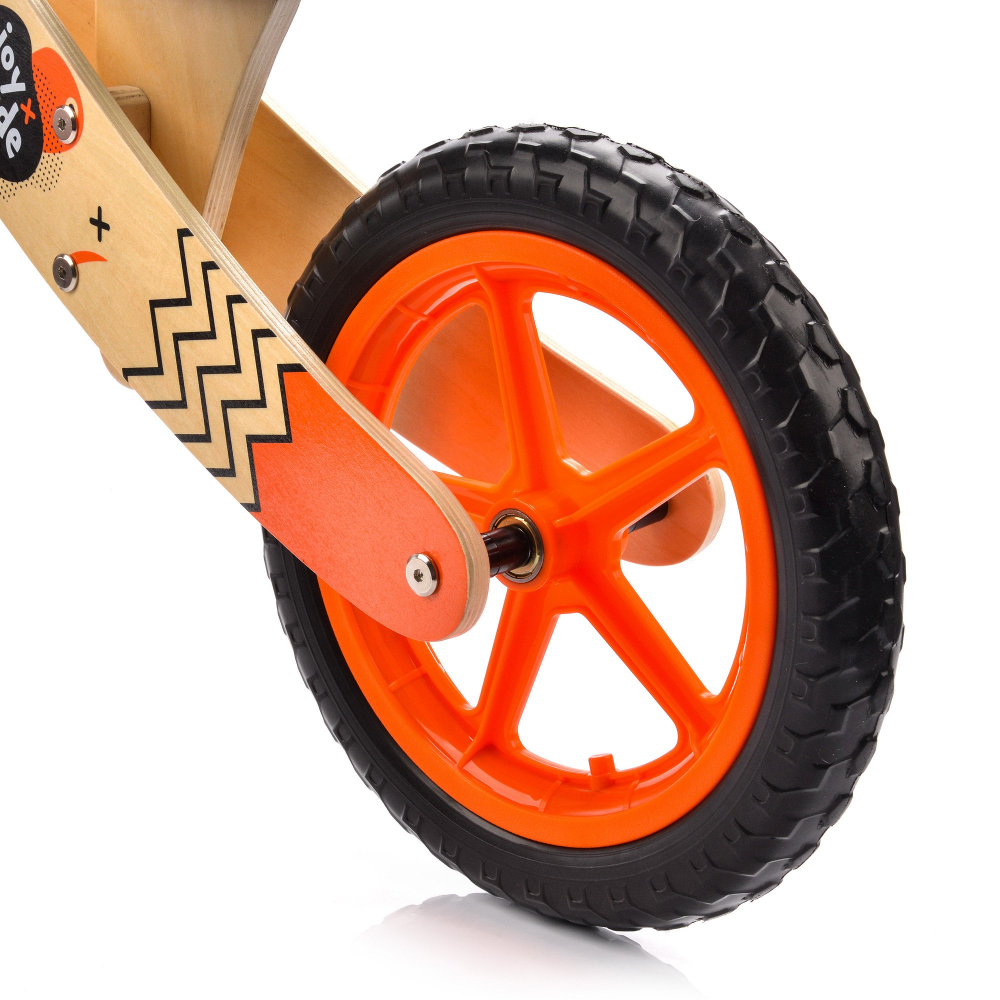 Bicicleta fara pedale din lemn Joy Ride Balance Orange - 1