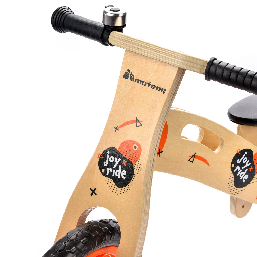 Bicicleta fara pedale din lemn Joy Ride Balance Orange - 5